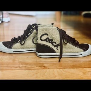 Coach High-Top Converse (size 6B)